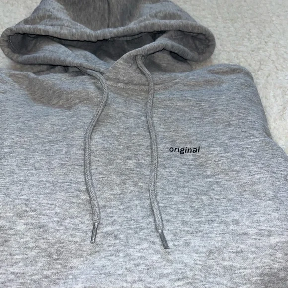 H&M Divided Original Hoodie Medium Grey NWOT - Picture 2 of 4